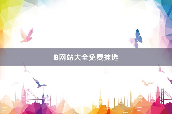 B网站大全免费推选